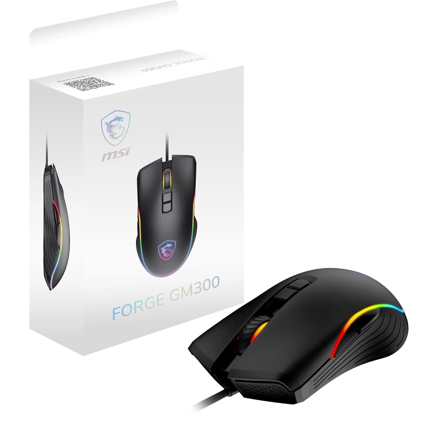 MSI FORGE GM300 Siyah Kablolu Gaming (Oyuncu) Mouse