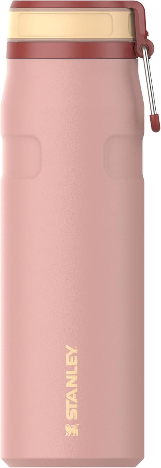 STANLEY The IceFlow™ Twist & Flip Termos Su Şişesi 0.7 Litre - Peach Rose | Paslanmaz Çelik