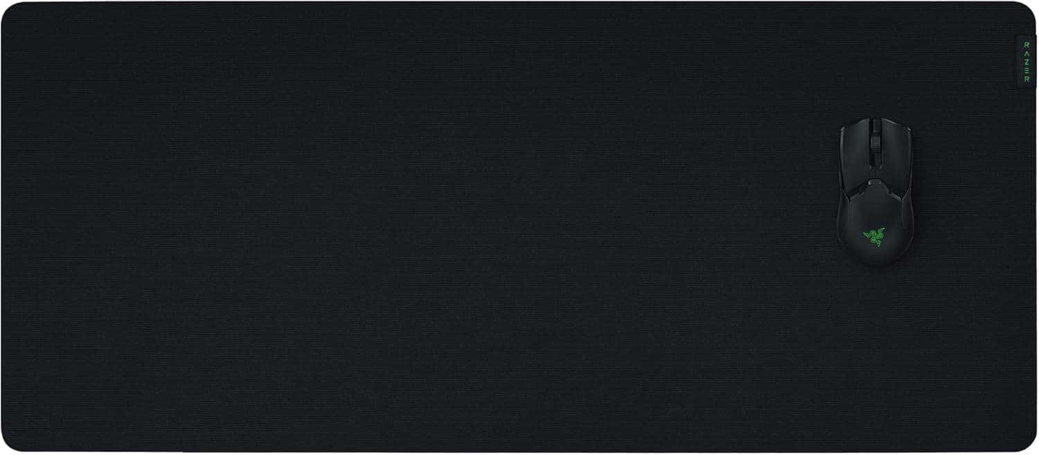 Razer Gigantus V2 XXL - Hız ve Kontrol için Yumuşak XXL Oyun Mouse Mat (Kaymaz Kauçuk, Dokulu Mikro Dokuma Kumaş, 94 x 41 x 0.4cm) Siyah