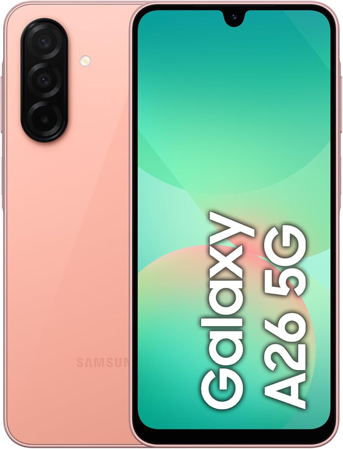 Samsung Galaxy A26 5G, Android Akıllı Telefon, 256GB Depolama, 8GB RAM, Şeftali Pembesi, 50MP Kamera, Büyük Ekran, Uzun Pil Ömrü (Samsung Türkiye Garantili)