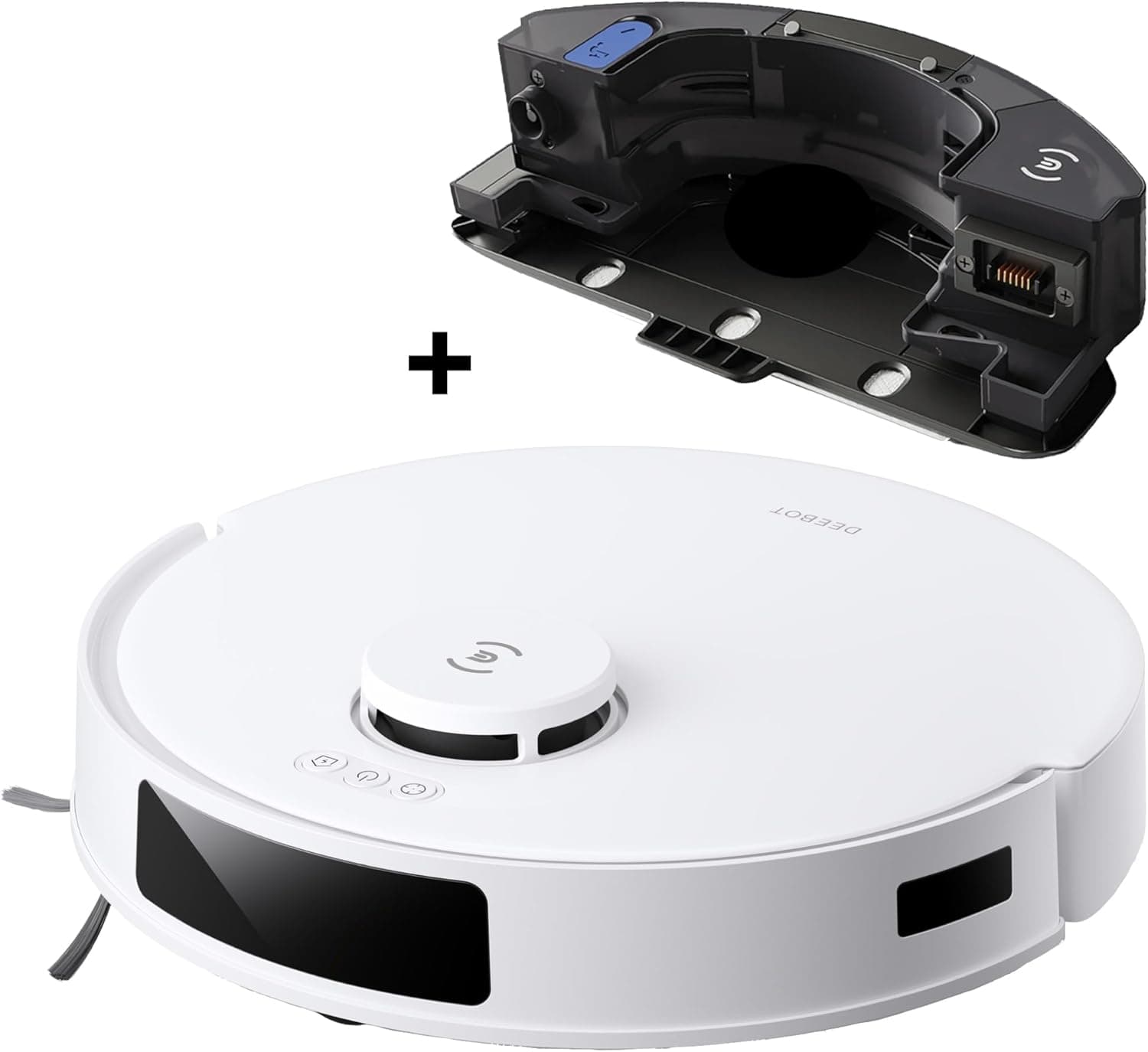 ECOVACS DEEBOT N20 PRO Robot Süpürge ve Paspas, 8000 Pa Güçlü Emiş, ZeroTangle Dolaşma Önleyici Fırça, OZMO Pro 2.0 Titreşimli Paspas, LDS Lazer Navigasyon, 300 Dakika Çalışma Süresi, Alexa Uyumlu