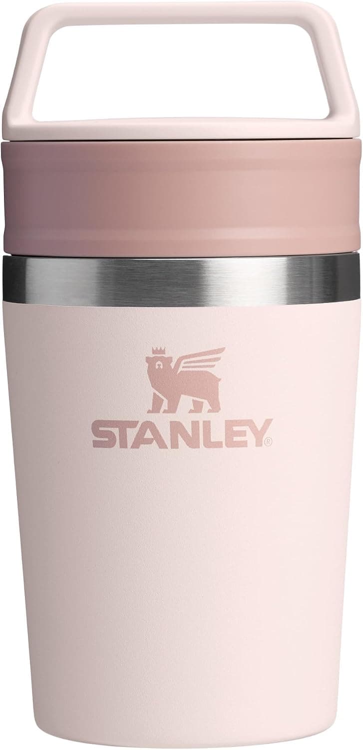 STANLEY Café-to-Go Termos Bardak 0.23 Litre - Pembe Kuvars (Rose Quartz) | Paslanmaz Çelik