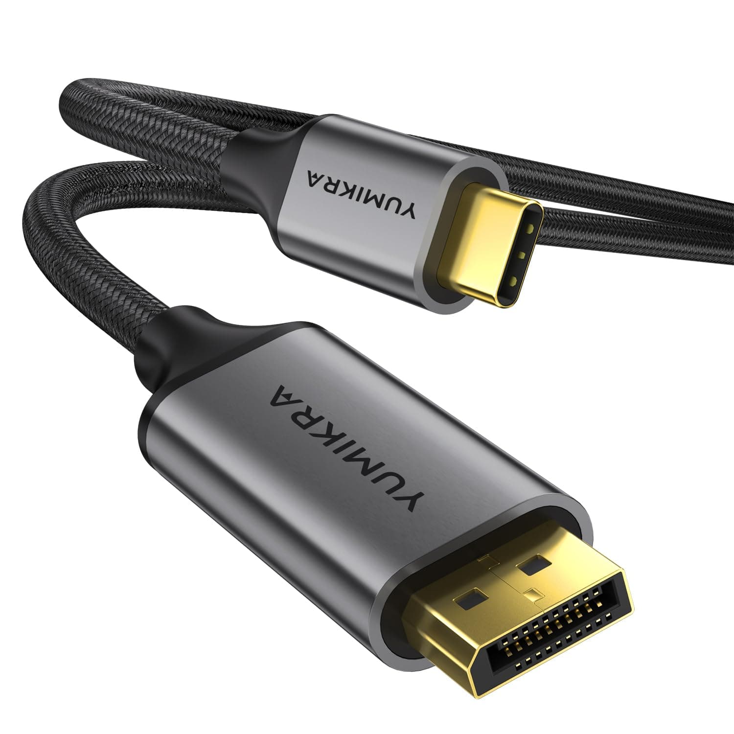 USB-C to DisplayPort Kablo, 8K@60Hz 4K@240Hz HDCP HDR, DeX Mode, Thunderbolt 5/4/3 Destekli (2 Metre)