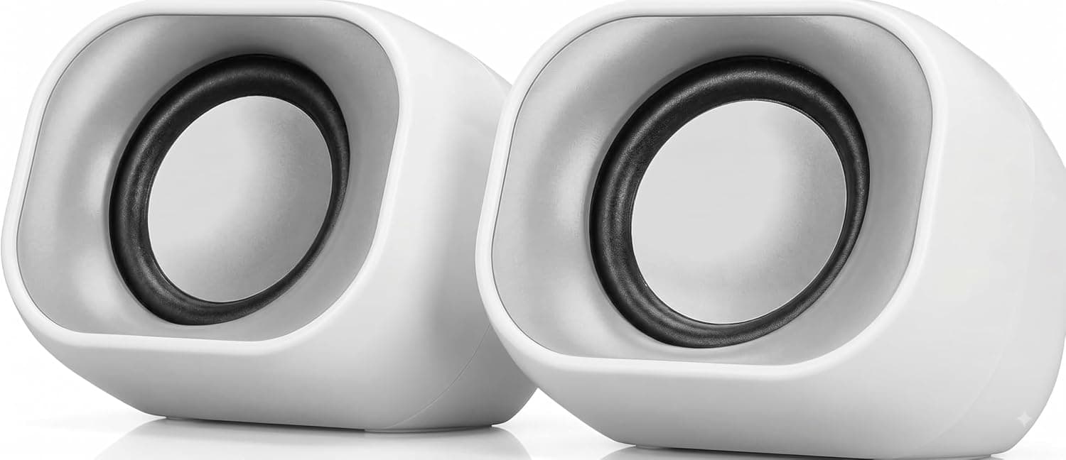 HP DHS-2111 2.0 Mini Taşınabilir Multimedya Speaker Hoparlör (Beyaz)