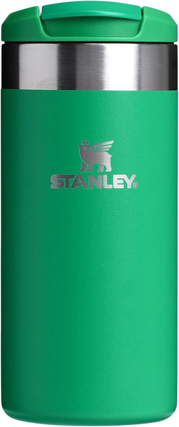 Stanley The Aerolight Transit Mug Termos Bardak, Koyu Yeşil (Meadow), 0.35 Litre