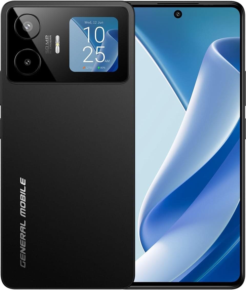 General Mobile GM 26 Pro 5G Dual 20GB RAM (8+12)+256GB Hafıza (Deep Black)