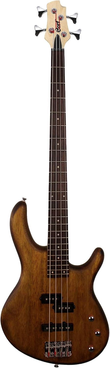 Cort AB4PJOPW 4 Telli Bas Gitar - Kahverengi