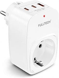 Akım Korumalı Priz, Tekli Priz, USB’li Priz ve Type-C Priz, Priz Çoklayıcı, Voltaj Korumalı Priz, 16A 3680W Duvar Tipi (BEYAZ)