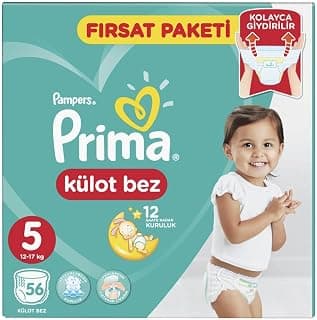 Prima Külot Bez 5 Beden 56 Adet Fırsat Paketi