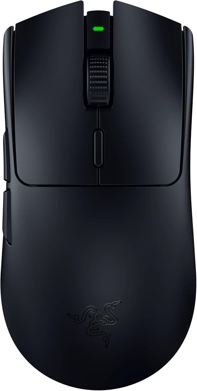 Razer Viper V3 HyperSpeed - Kablosuz Esports Fare (Focus Pro 30K Optik Sensör, 280 saate kadar Pil, 2. Nesil Mekanik Fare Anahtarları, 4000 Hz Kablosuz Örnekleme Hızı) Siyah