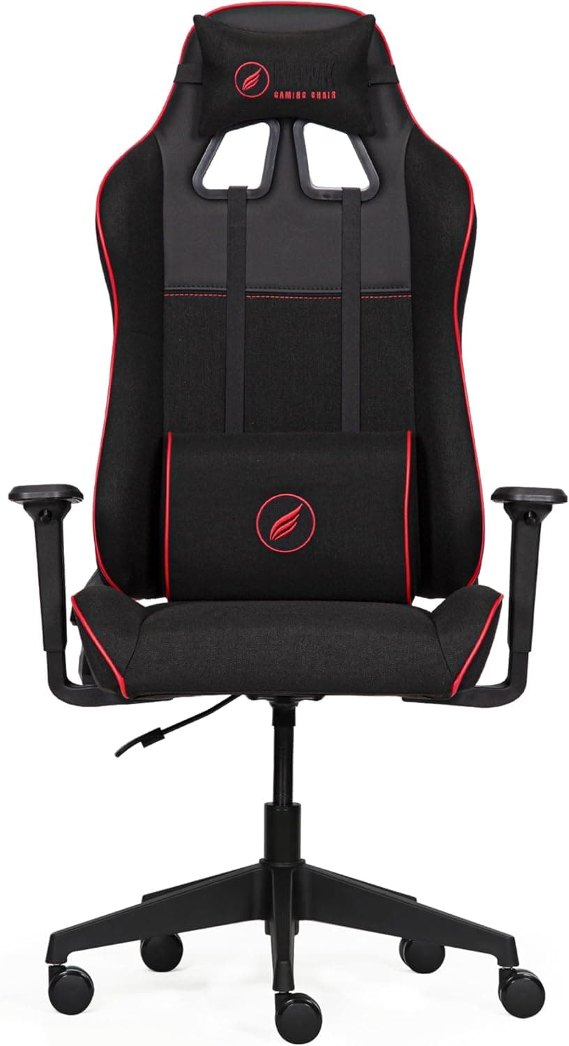 Hawk Gaming Chair Fab E3 Siyah Kırmızı Kumaş Oyuncu Koltuğu