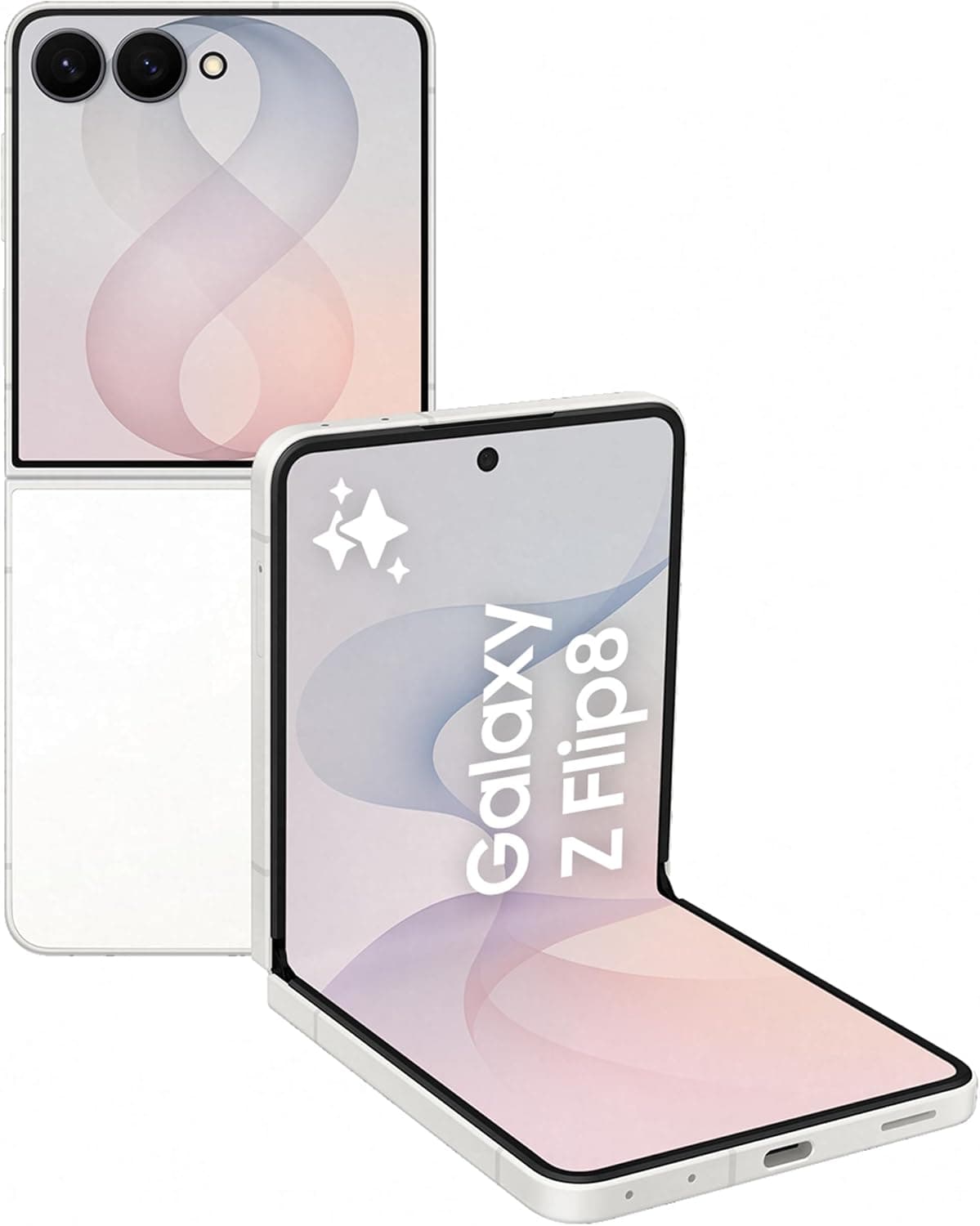 Samsung Galaxy Z Flip8 Krem, 256 GB Depolama, Eller serbest Selfie Kamera, Now Brief, Photo Assist, Kişiselleştirilmiş FlexWindow, 4.300 mAh Pil, 12 GB RAM (Samsung Türkiye Versiyonu)