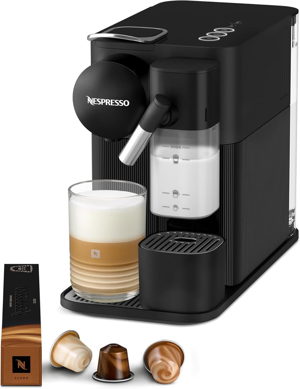 Nespresso F121 Latissima One Süt Çözümlü Kahve Makinesi,Siyah
