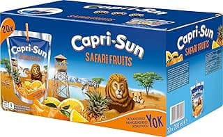 Capri-Sun Safari (Portakallı, Ananaslı, Mandalinalı) (200 ml x 20 Adet)