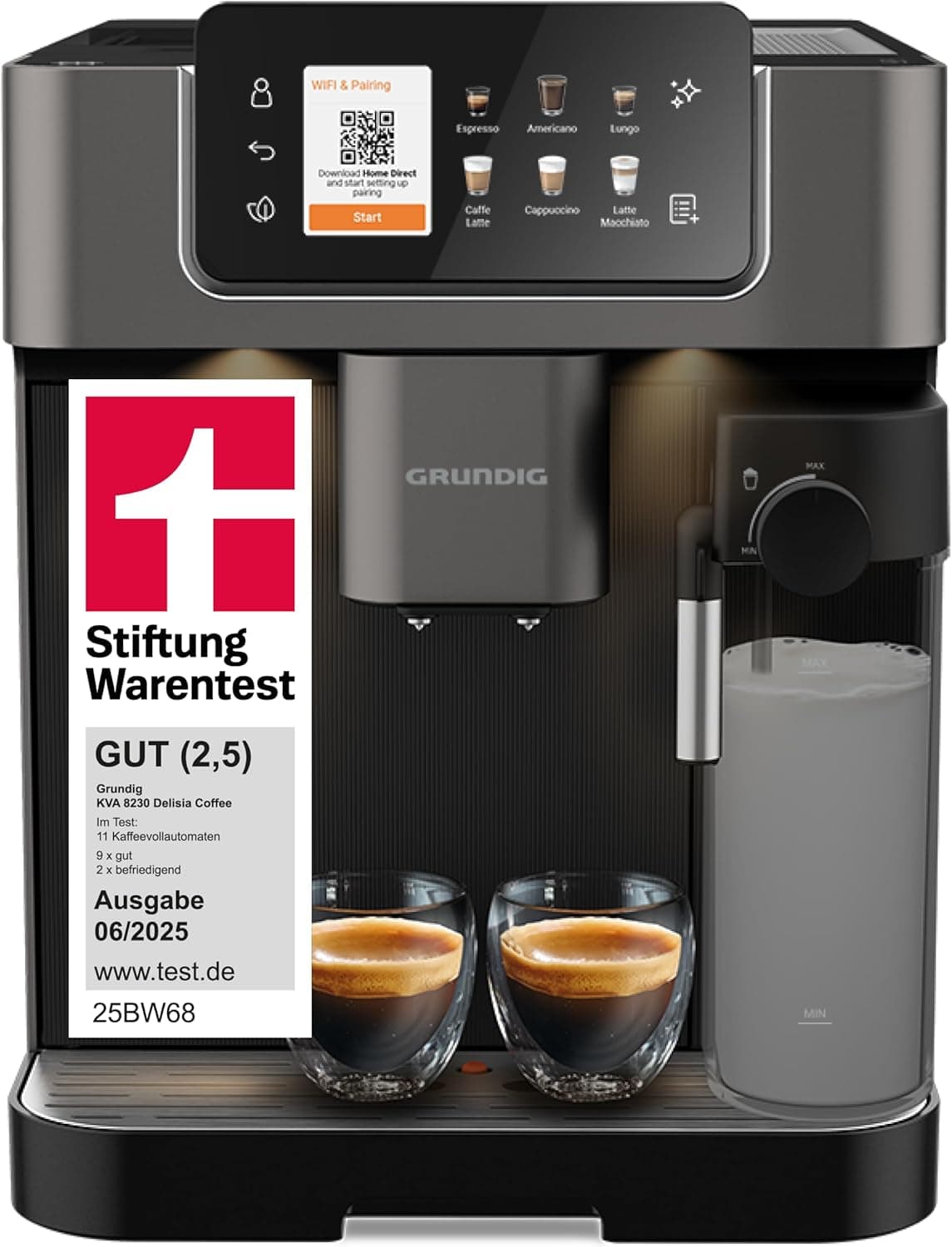 GRUNDIG KVA 8230 Delisia Coffee Series DC7500+