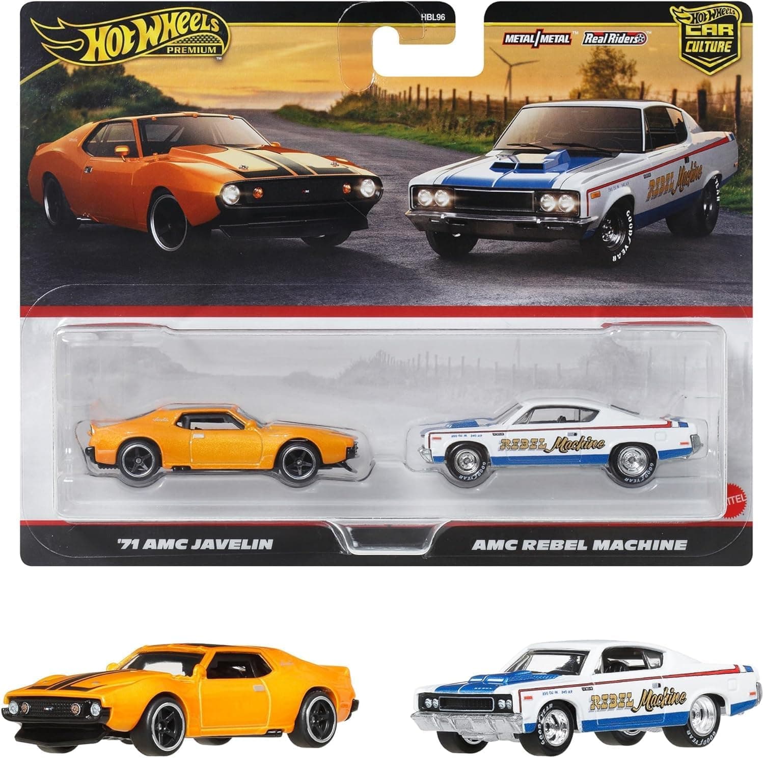 Hot Wheels 2-Packs Amc Javelin, JBL06