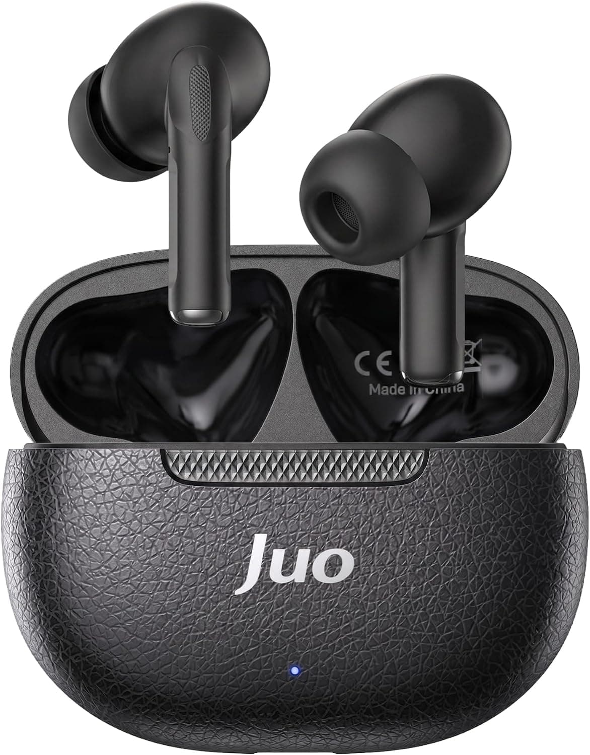 Juo JT1 Bluetooth 6.0 TWS Kablosuz Kulak İçi Kulaklık 20 Saat Pil Ömrü 13mm Sürücü IPX4 Siyah