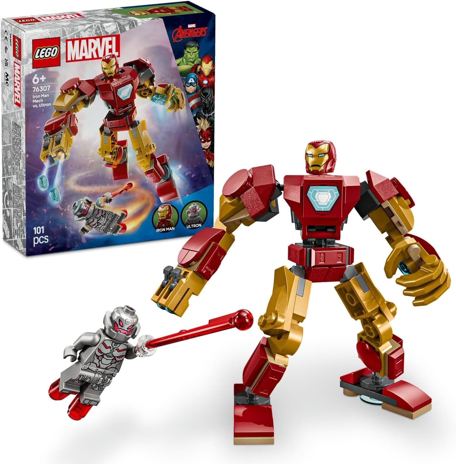 LEGO Marvel Iron Man Robotu, Ultron’a Karşı 76307