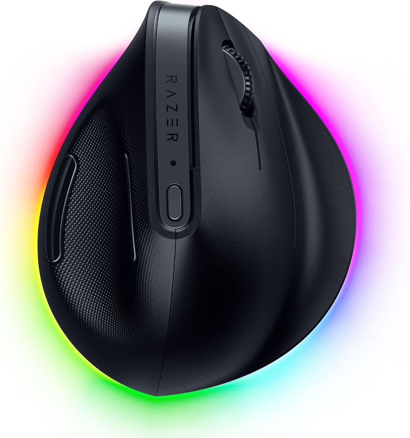 Razer Pro Click V2 Vertical - Sağ elini kullanan kullanıcılar için dikey ergonomik kablosuz fare - AI İstemi Yardımı - 30K Optik Sensör - Windows & Mac (9 aya kadar pil ömrü) Siyah