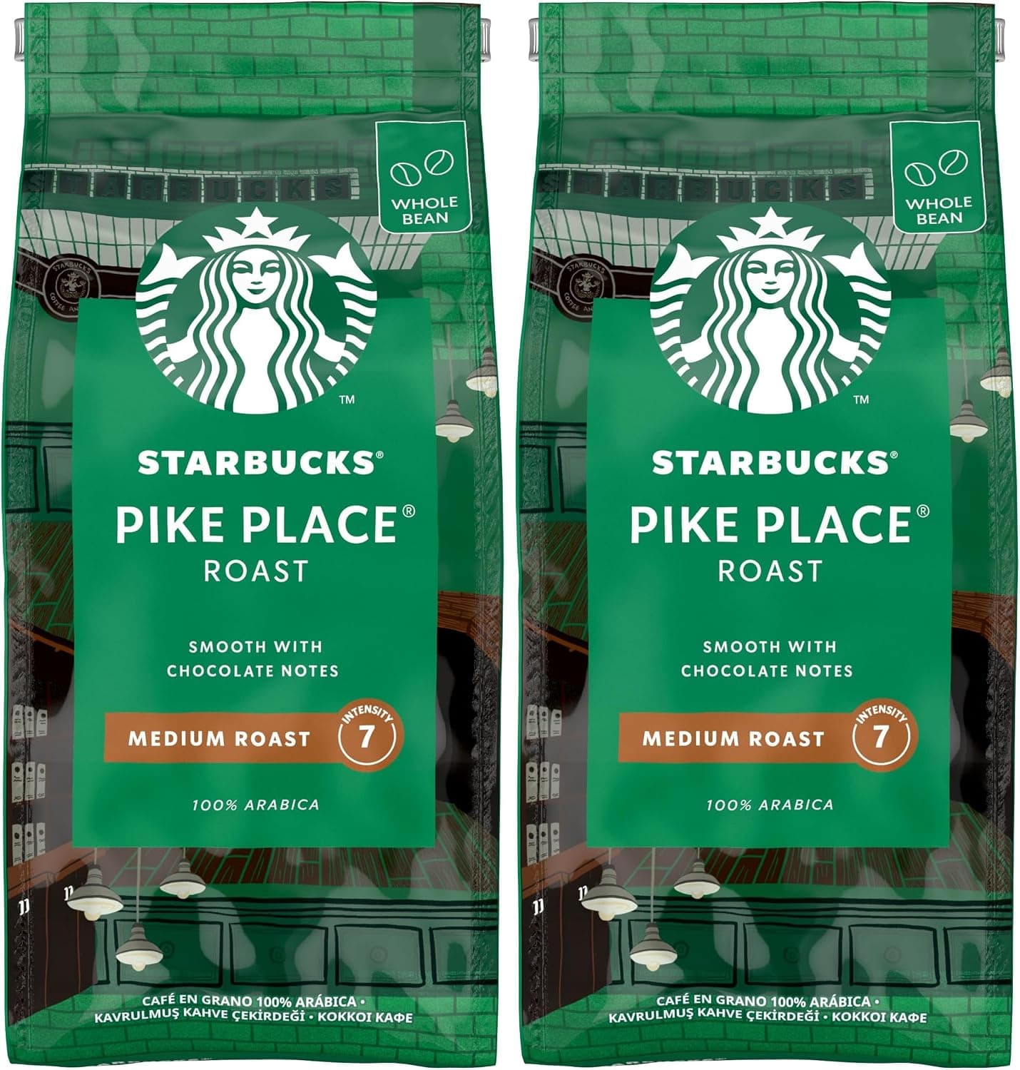 Starbucks Medium Pike Place Çekirdek Kahve 200g (2 paketi)