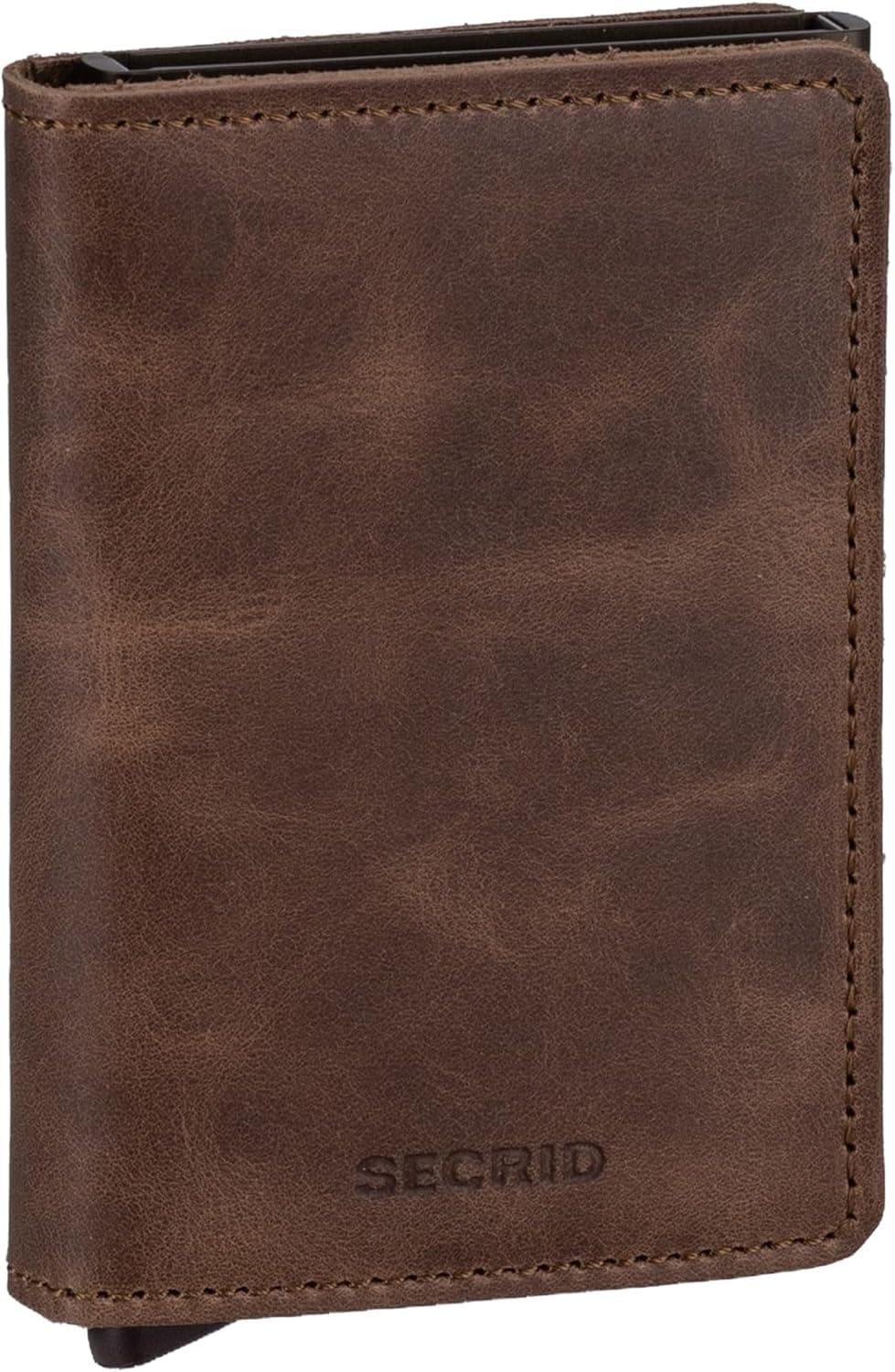 Secrid Slimwallet Vintage Kartlık Cüzdan, Koyu Kahve
