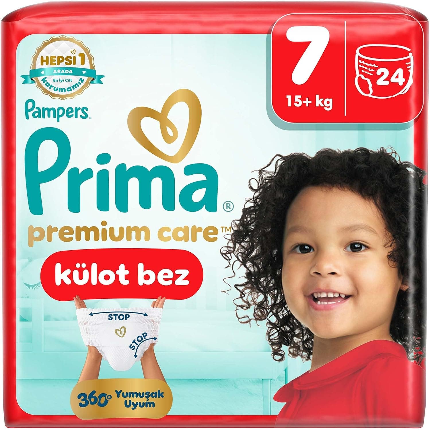 Prima Premium Care Külot Bez 7 Numara 24 Adet Bebek Bezi