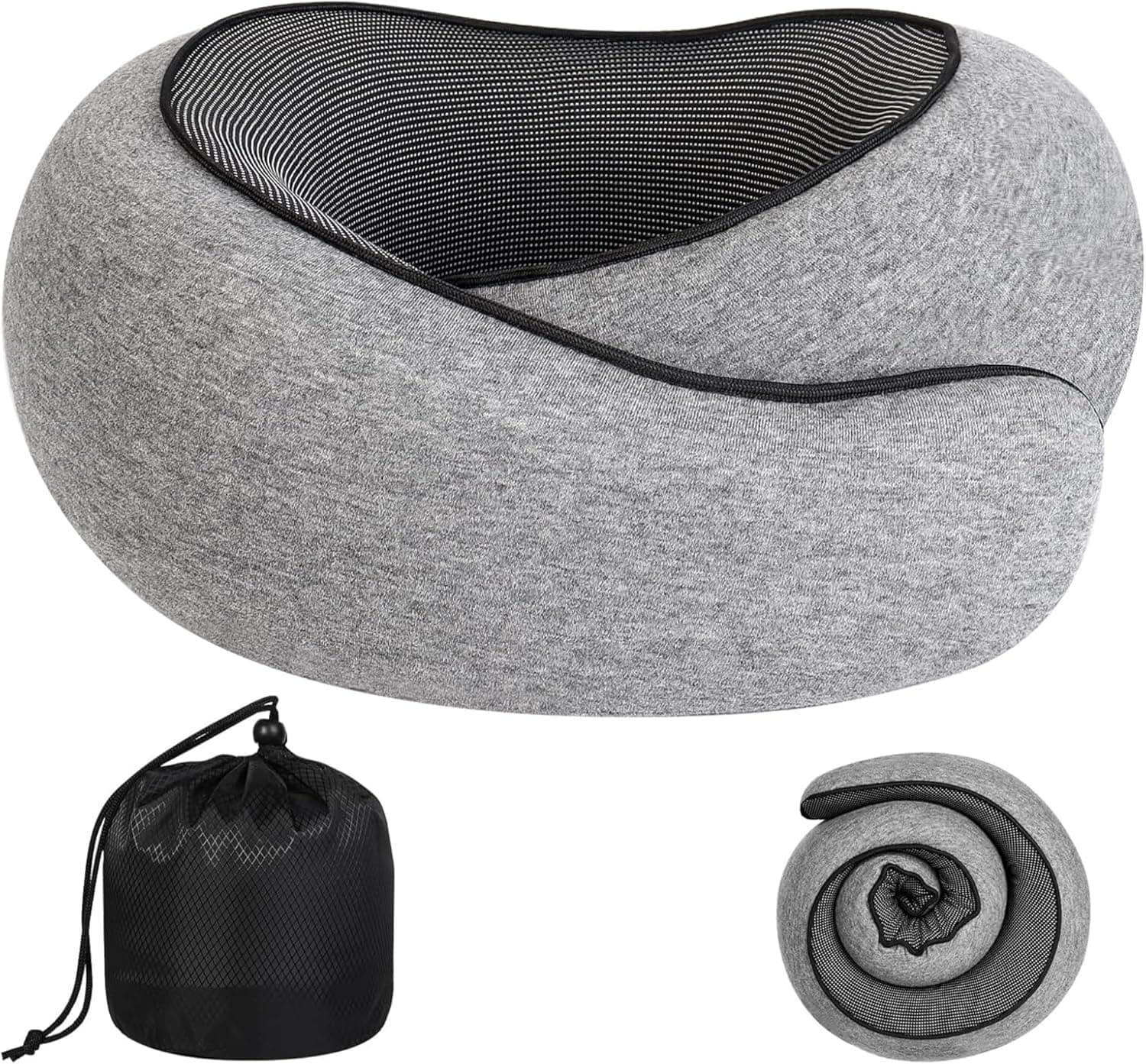 Visco Planet Ortopedik Spiral Boyun Destekli Seyahat Yastığı%100 Ortopedik Visko