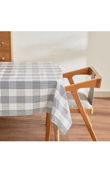 Karaca Home Luna Ekoseli Pvc Masa Örtüsü Mavi Mavi