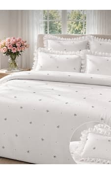 Uçkan Home Soft Elegance %100 Pamuk Çift Kişilik Nevresim Seti -UCZ-36
