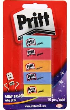 Pritt 10 Adet Silgi Seti - Renkli