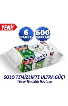 Solo Sedir Ağacı Yasemin Esintisi Yüzey Temizlik Havlusu 6'lı