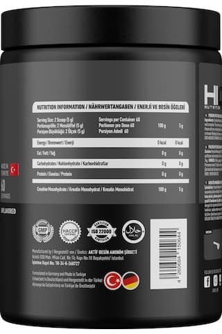 Hiq Nutrition Hıq Creatine 300g Unflavored