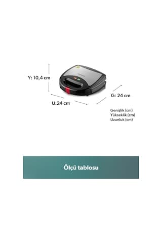 Homend Toastbuster 1325H Çıkarılabilir Waffle Plakalı Tost Makinesi