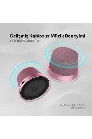 Ttec 2BH13 Vox Mini M Magsafe Uyumlu 2’si 1 Arada Kablosuz Bluetooth Hoparlör
