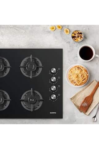 Kumtel KO-40TSHDF Set Üstü Cam Döküm Izgaralı Ocak