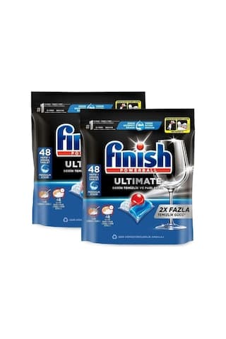 Finish Ultimate Bulaşık Makinesi Deterjanı Kapsül Tablet 96 Adet (48 x 2)