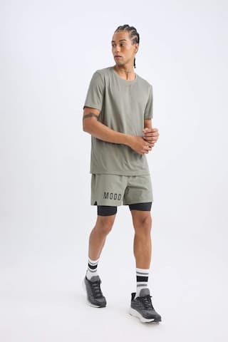 DeFactoFit Slim Fit Dar Kesim Fermuarlı Telefon Cepli Sporcu Taytlı Şort Z2147AZ25SPKH457