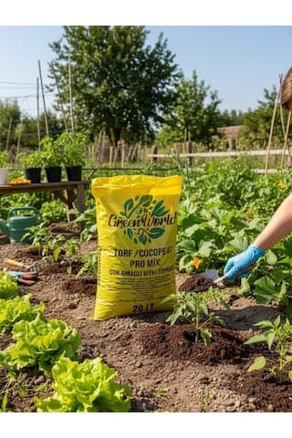 20 Litre İthal Çok Amaçlı Bitki Toprağı Torf Cocopeat Kokopit
