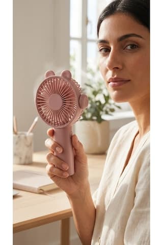 Renkli Mini El Fanı, Taşınabilir Kompakt Tasarım Usb Şarjlı Güçlü Soğutucu Fan-pl109