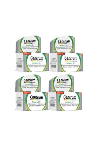 Centrum Advance 50+ Yaş Üstü Multivitamin 30 Tablet 4 Kutu
