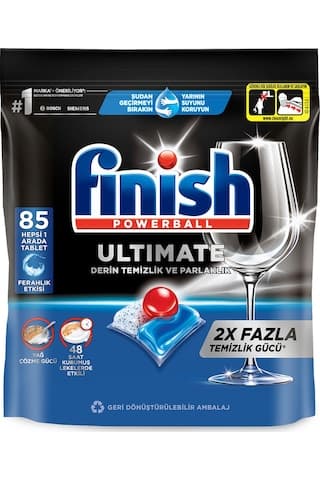 Finish Ultimate Bulaşık Makinesi Deterjanı Kapsül Tablet 85 Adet