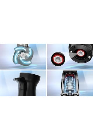 Bosch MSM6M974 Serie 6 ErgoMaster 1600 W Paslanmaz Çelik El Blenderı