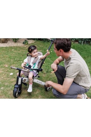 Micro 4 in 1 Katlanabilir Bebek Bisikleti - Latte