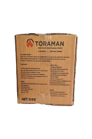 Fındık Kabuğu Briket Mangal Kömürü 5 Kg - Dumansız - Uzun Yanma