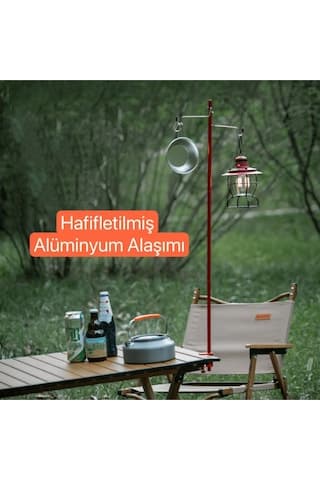 Shufa Katlanabilir Kamp Lamba Askısı Siyah