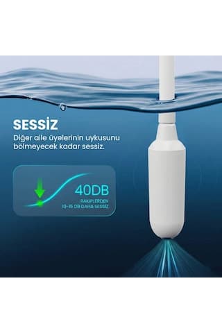 Vayomy Silentpro Sessiz Şarjlı Otomatik Damacana Su Pompası Dalgıç Motor Yüksek Hızlı Dolum Çocuk Kilidi Bpa Free Siyah