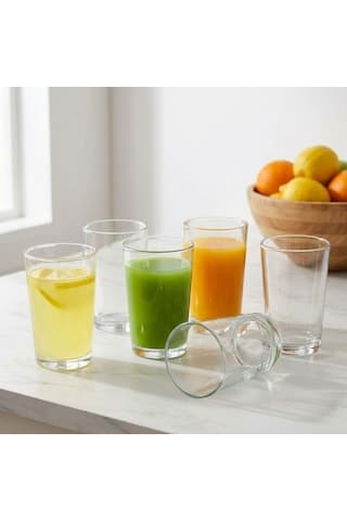 Selka Home Lara 6'lı Su Bardağı Şeffaf 205 ml