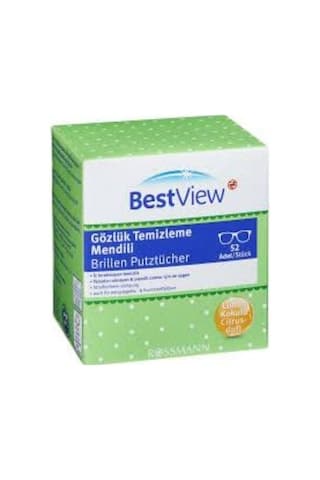 Best View ( Bestview ) Gözlük Temizleme Mendili 52 Adet X 4