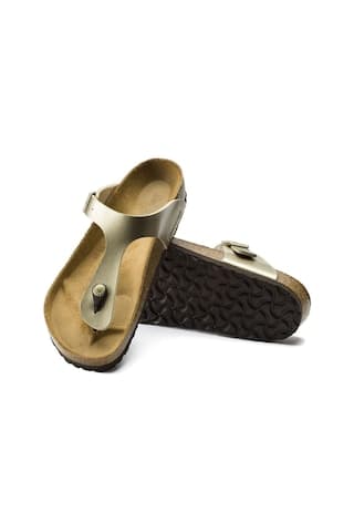 Birkenstock 1016108 Gizeh Mantar Kadın Terlik Altın-Altın