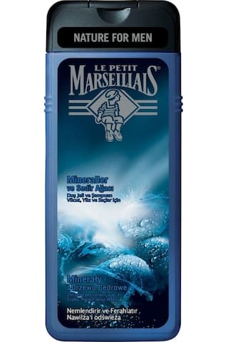 Le Petit Marseillais Men Mineraller ve Sedir Ağacı Duş Jeli 400 ml x2